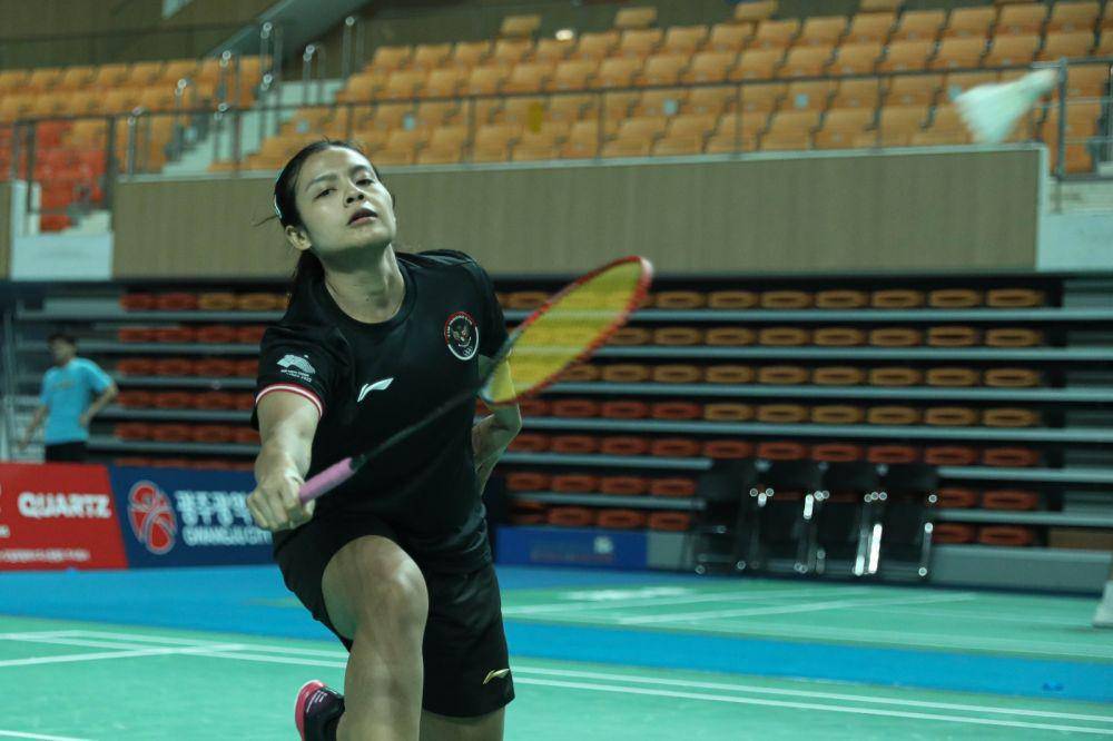 Persiapan Shesar Hiren Rhustavito jelang Korea Masters 2023 (dok. PP PBSI)