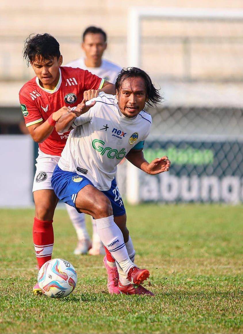PSIM Jogja menelan kekalahan 1-3 di laga pertama putaran kedua. Melawan tuan rumah FC Bekasi City di Stadion Singaperbangsa Karawang (6/11/2023)(Instagram/psimofficial)