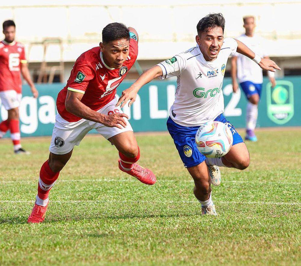 PSIM Jogja menelan kekalahan 1-3 di laga pertama putaran kedua. Melawan tuan rumah FC Bekasi City di Stadion Singaperbangsa Karawang (6/11/2023)(Instagram/psimofficial)