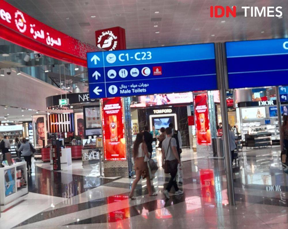 Suasana di Bandara Internasional Dubai (IDN Times/Ita Malau)