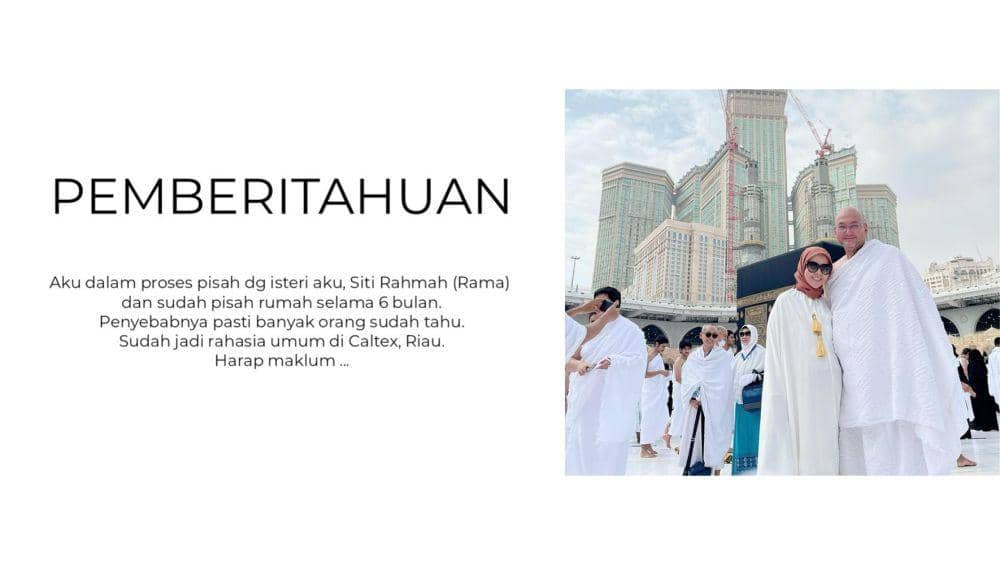 artis umumkan perpisahan di Instagram (instagram.com/andiwb2000)