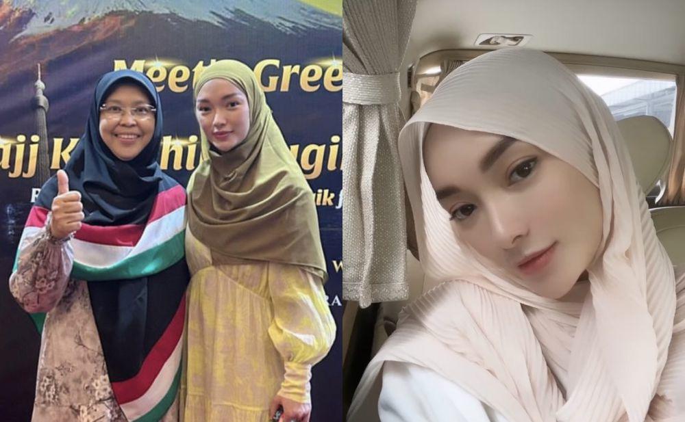 7 Potret Zaskia Gotik Tetap Berhijab Usai Umrah, Didoakan Istikamah