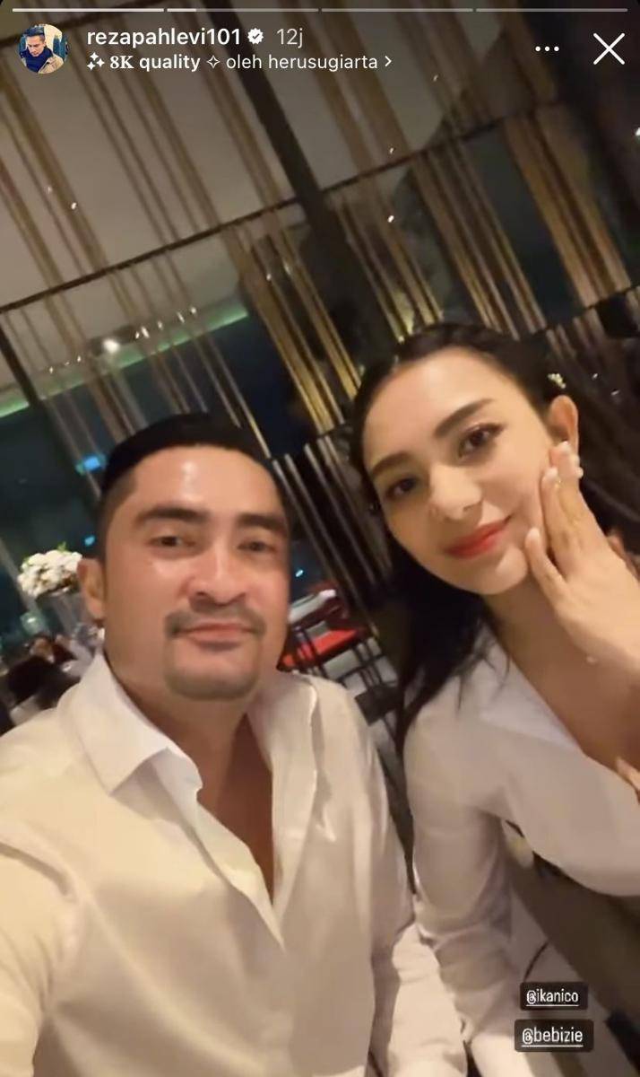 potret artis di pesta ultah ke-41 Bebizie (Instagram.com/rezapahlevi101)