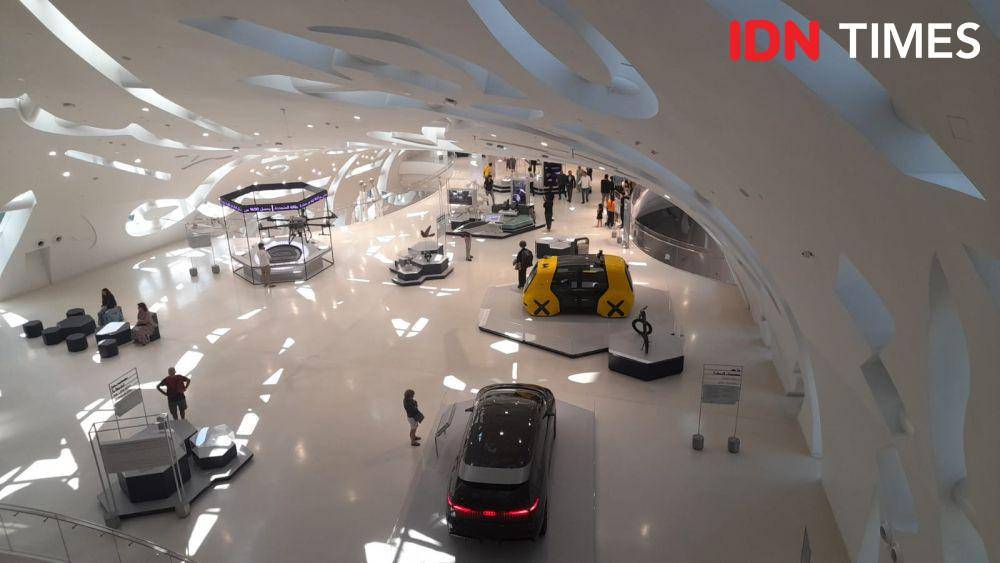 Salah satu sudut di dalam Museum of the Future Dubai (IDN Times)