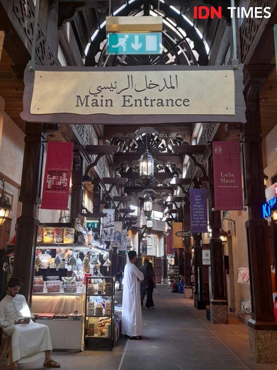Suasana di Souk Madinat Jumeirah Dubai (IDN Times/Ita Malau)