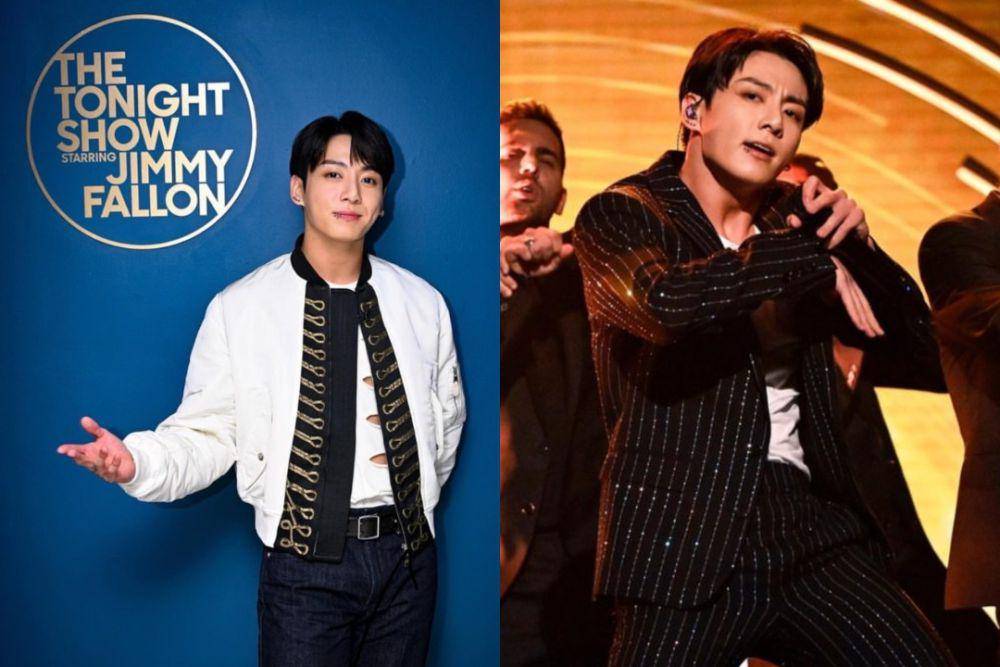potret Jungkook tampil di Tonight Show with Jimmy Fallon (instagram.com/fallontonight)