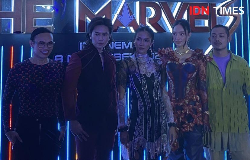 Tatjana, Aulia Sarah, dan Rafael Bergaya ala Karakter Film The Marvels