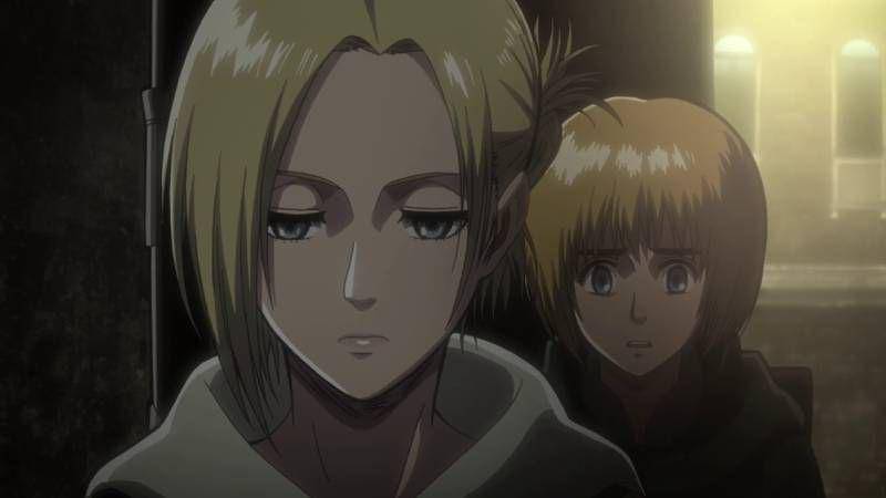 Armin mencurigai Annie adalah Female Titan (Dok. Wit Studio/Attack on Titan)