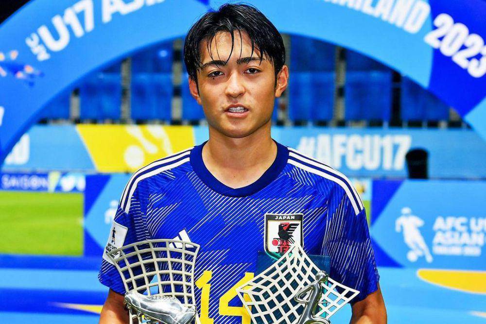 Gaku Nawata, sosok berbahaya yang dimiliki Timnas Jepang U-17. (instagram.com/japanfootballassociation)