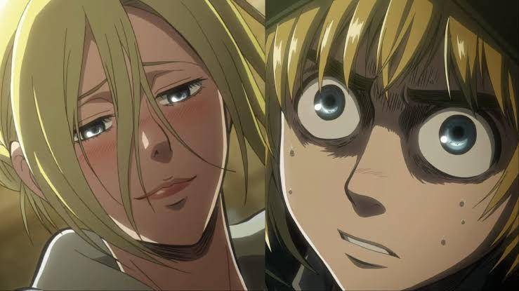 Annie kecewa Armin memanipulasi dirinya demi ungkap identitas Female Titan (Dok. Wit Studio/Attack on Titan)