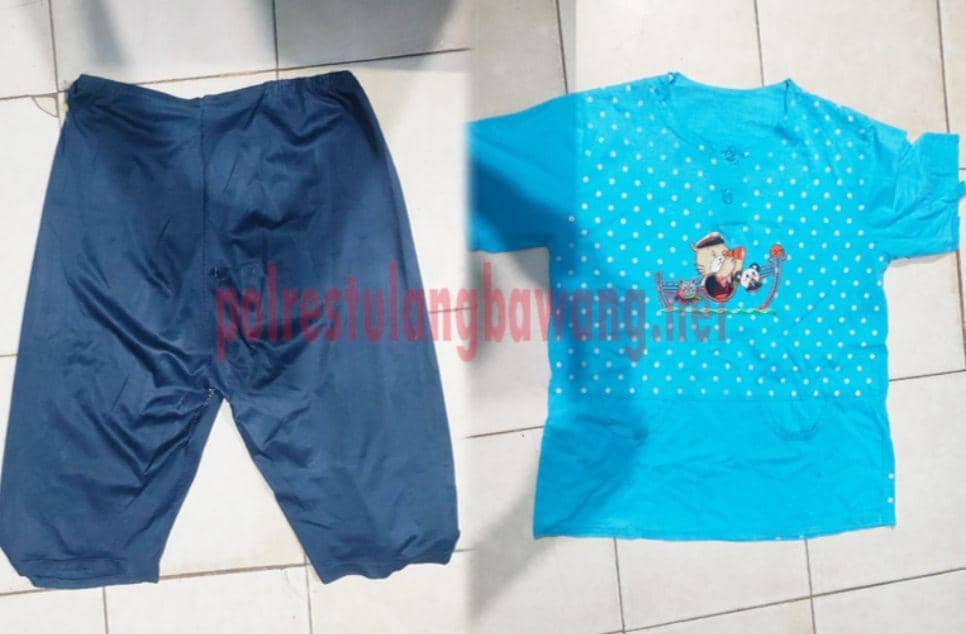 Barang bukti tindak pidana persetubuhan terhadap anak di bawah umur pelaku PN. (Dok. Polres Tulang Bawang).