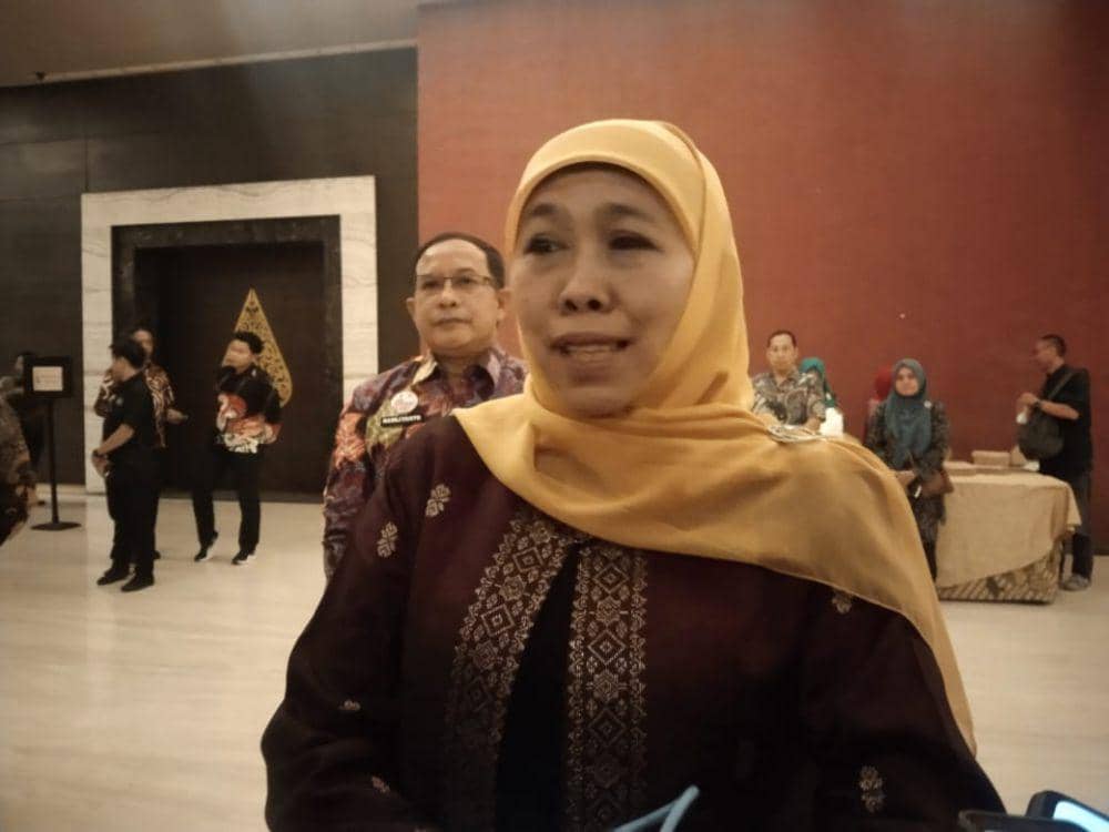 Khofifah Bilang Belum Saatnya Ngomong Soal Gabung TKD Prabowo