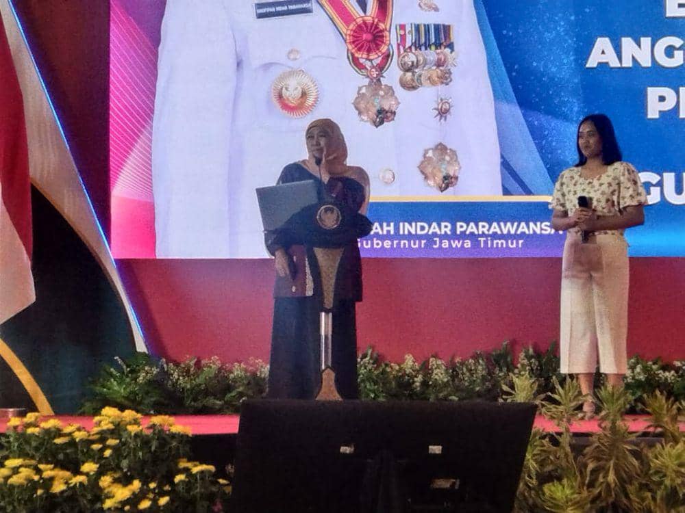 Khofifah saat ditemui di The Singhasari Resort Kota Batu. (IDN Times/Rizal Adhi Pratama)
