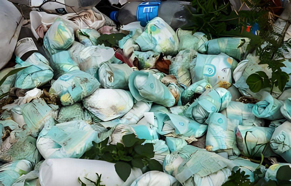 Ilustrasi tumpukan popok bayi yang dibuang sembarangan (shutterstock.com/A_Lesik)