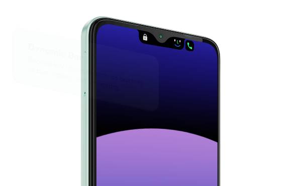 ilustrasi fitur Dynamic Bar itel A70 (itel-life.com)
