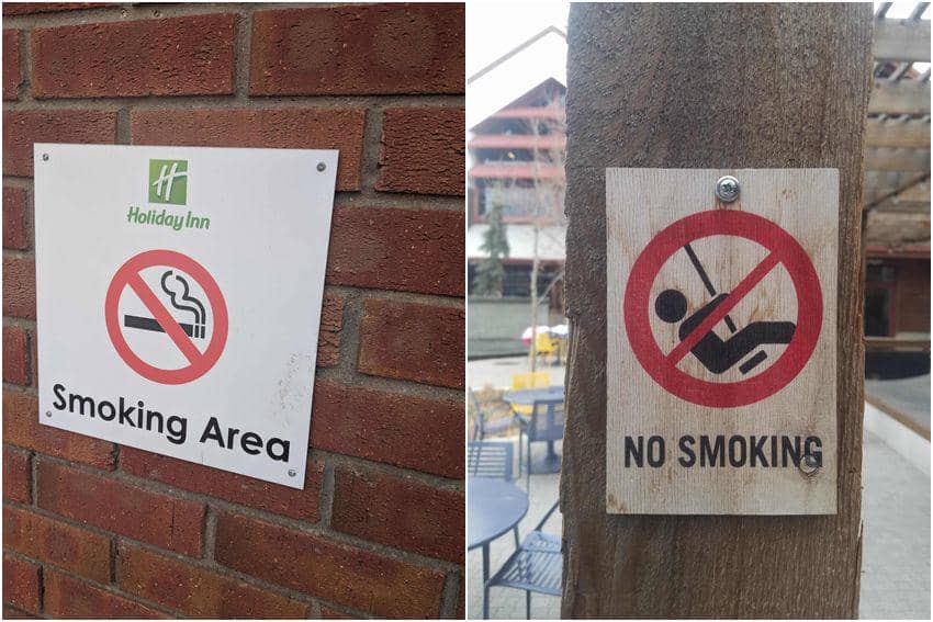 9 Desain Tanda No Smoking Paling Gak Jelas, Malah Bikin Bingung