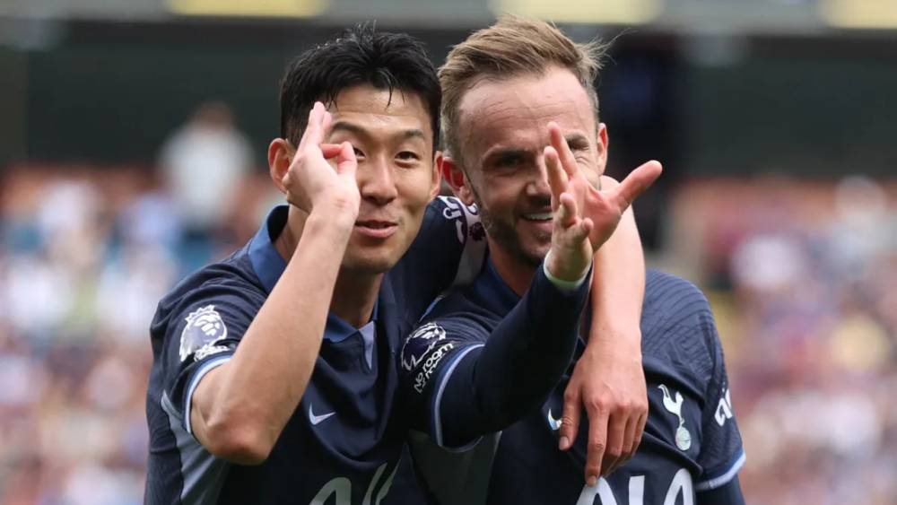 Son Heung Min (kiri) dan James Maddison (kanan) (premierleague.com)