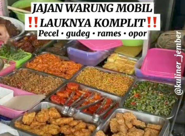 Warung Mobil DPR (instagram.com/kuliner_jember)