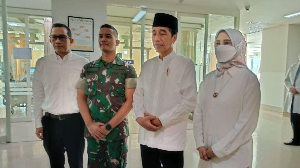 Presiden Jokowi jenguk Doni Monardo di rumah sakit (Dok.BNPB)