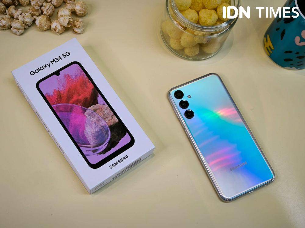 Samsung Galaxy M34 5G (IDN Times/Fatkhur Rozi)