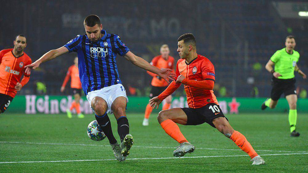 Shakhtar Donetsk melawan Atalanta di UCL 2019/2020. (twitter.com/FCShakhtar_eng)