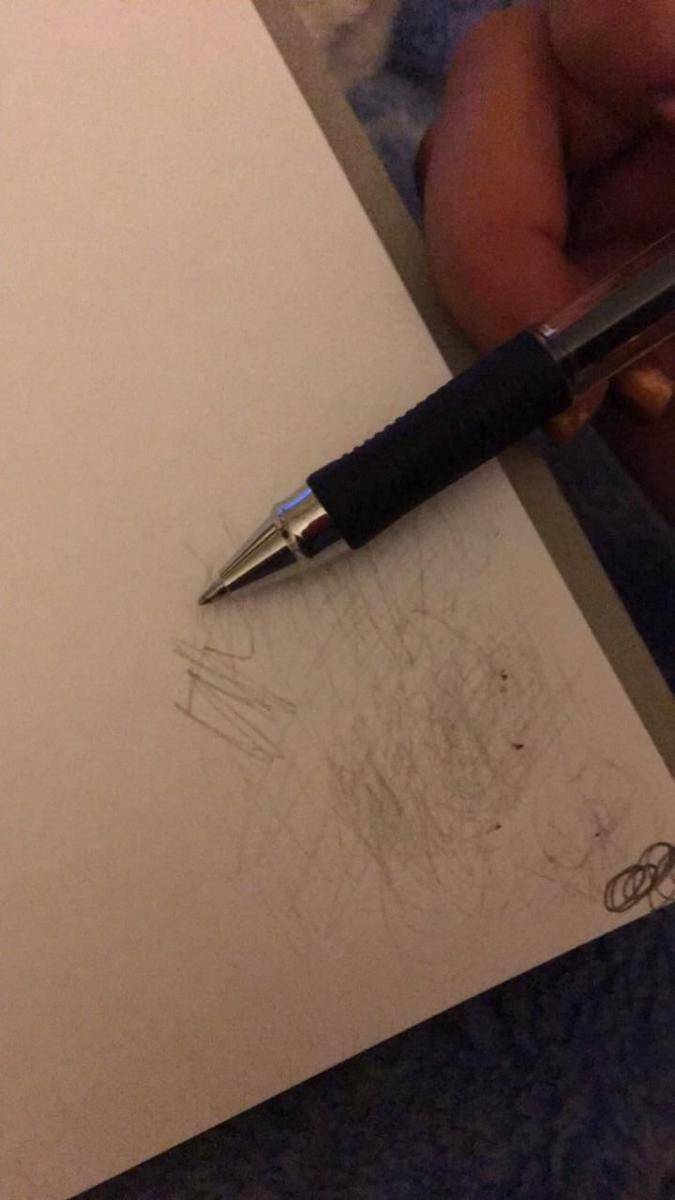 potret momen apes karena pulpen (reddit.com/user/julianacampbell)