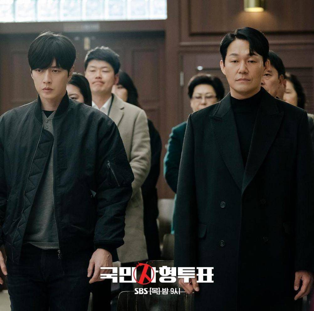 Park Hae Jin dan Park Sung Woong di drama The Killing Vote (instagram.com/sbsdrama.official)