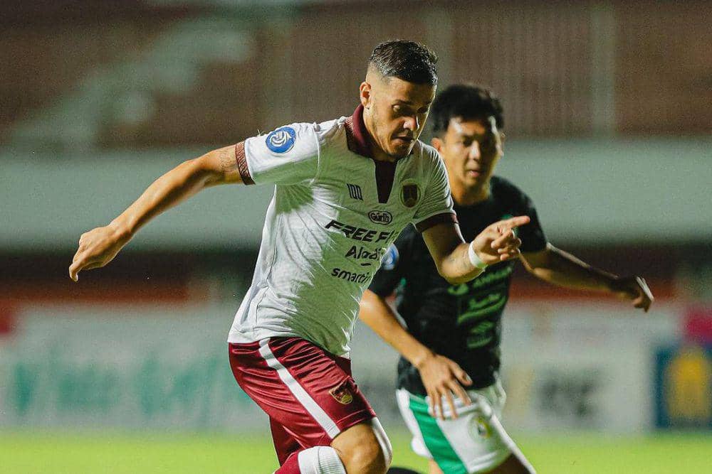 Persis Solo dalam laga menghadapi PSS Sleman di Liga 1 Indonesia 2023/2024 pekan ke-19. (instagram.com/persisofficial)