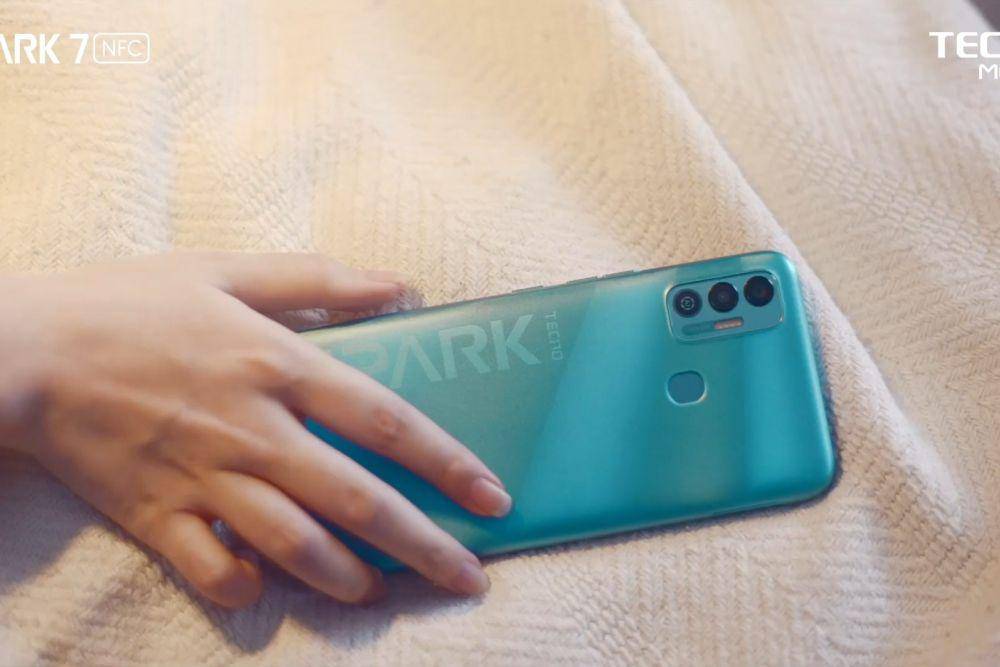 potret TECNO Spark 7 NFC (youtube.com/TECNO Indonesia)
