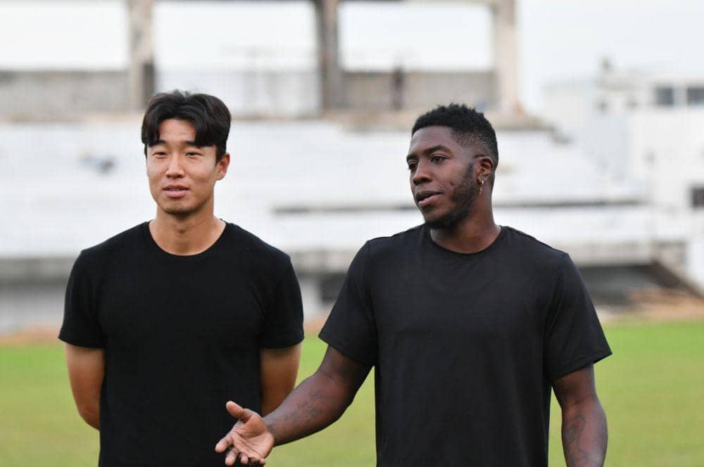 Jose Valencia dan Kim Ki Su dua pemain asing PSMS yang baru (Dok.PSMS)
