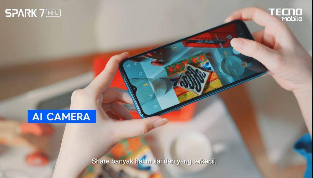 potret TECNO Spark 7 NFC (youtube.com/TECNO Indonesia)