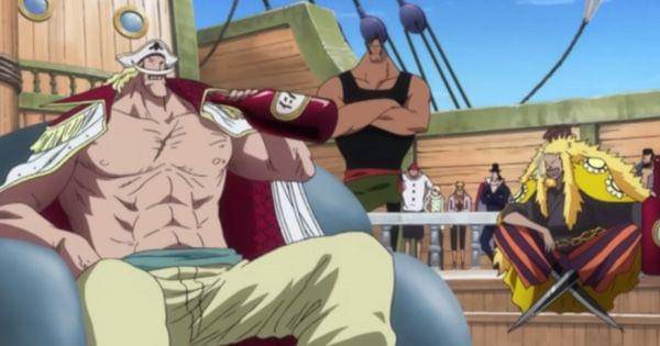 Shirohige dan Shiki, mantan kru Rocks ( Dok.  ONE PIECE公式YouTubeチャンネル / ONE PIECE FILM STRONG WORLD EPISODE:0 )