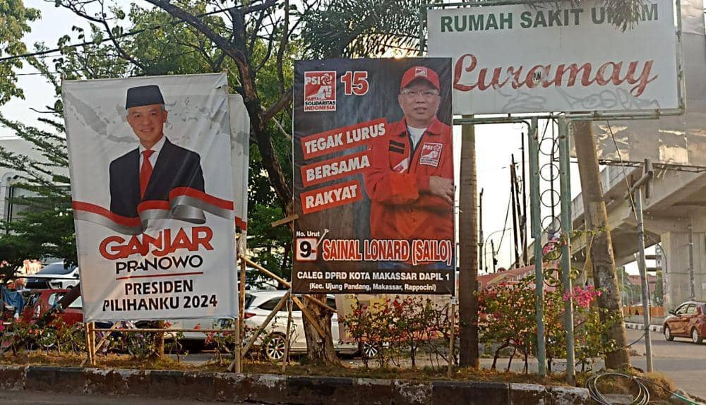 Marak Baliho Caleg di Makassar Sebelum Kampanye, Ini Kata KPU-Bawaslu