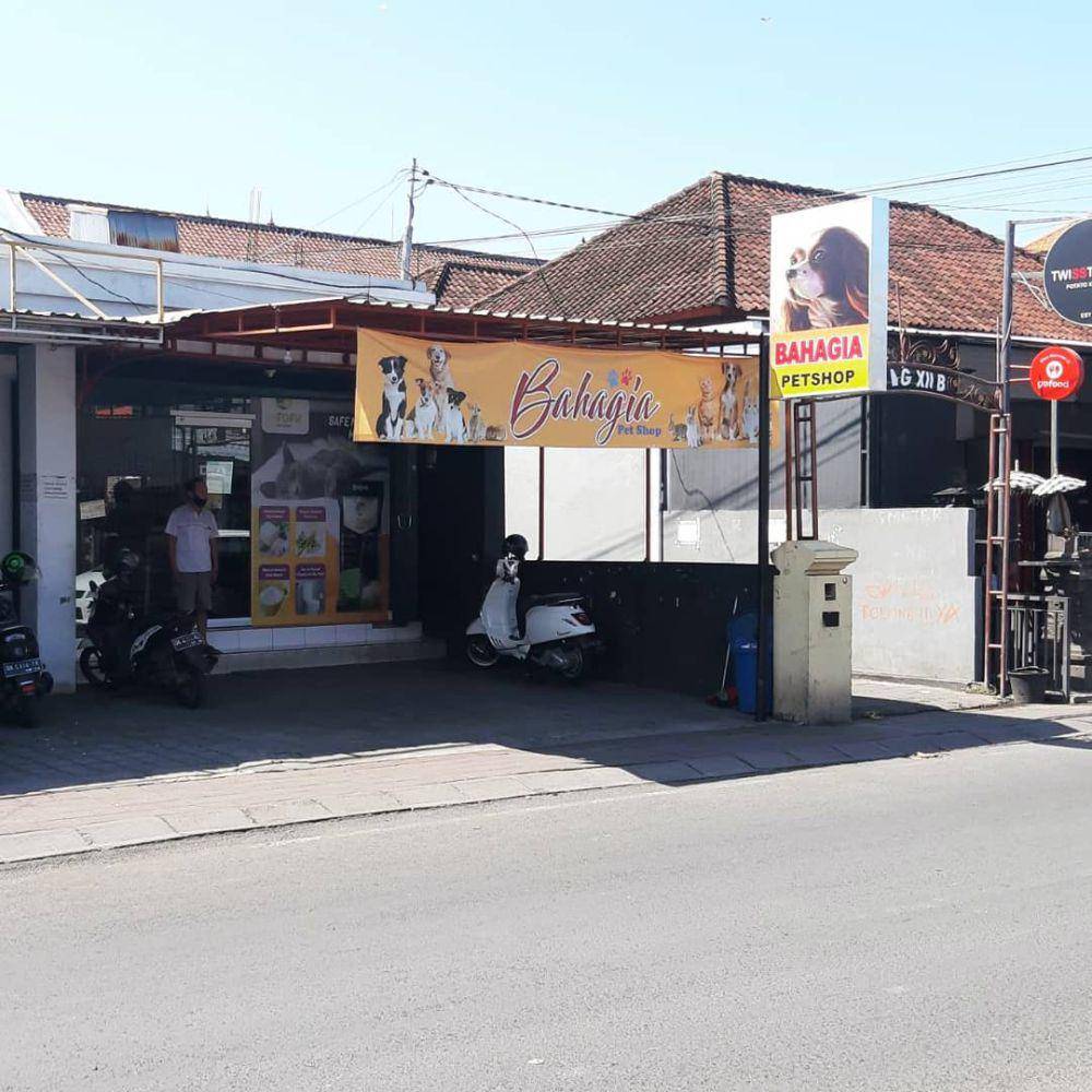 Salah satu cabang toko Bahagia Pet Shop di Denpasar (Instagram.com/@bahagiapetshop)