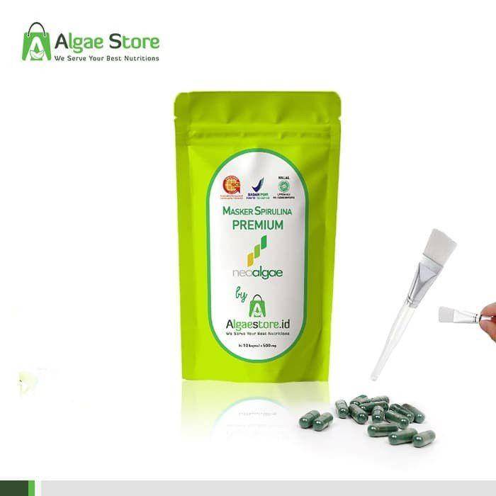 Masker Wajah Premium Spirulina Neoalgae. (dok. Tokopedia/Algae Store)
