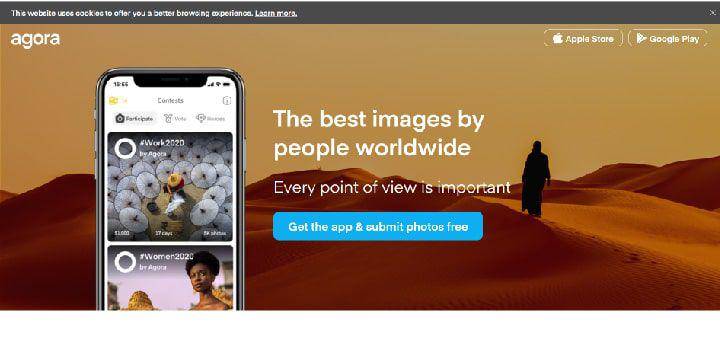 Website Untuk Menjual Foto (web.agoraimages.com)