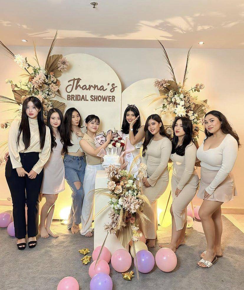 potret bridal shower Jharna Bhagwani (Instagram.com/jharnabhagwani)