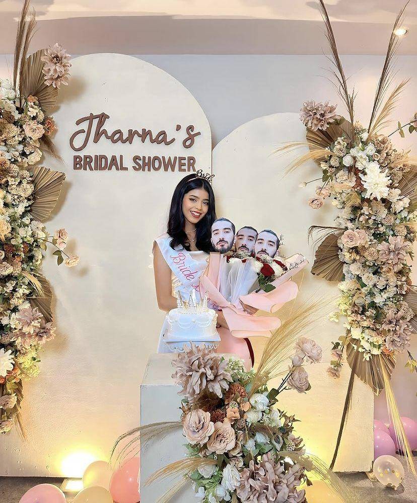 potret bridal shower Jharna Bhagwani (Instagram.com/jharnabhagwani)