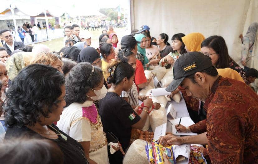 Sambut hari raya Deepavali tahun 2023, pasar murah resmi dibuka (dok. Diskominfo Medan)