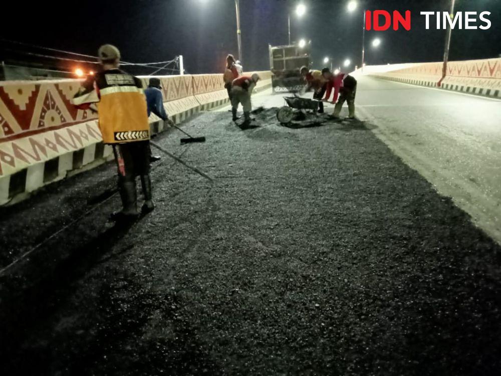 Flyover Untung Suropati Ambles, Pemkot: Sering Dilalui Mobil Besar