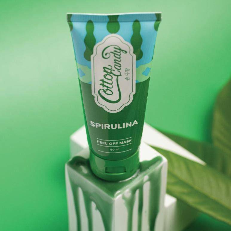 Cotton Candy Spirulina Peel Off Mask. (dok. Cotton Candy)