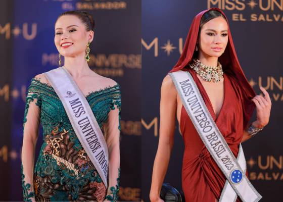 Potret Finalis Paling Standout di Welcome Dinner Miss Universe 2023 (Instagram.com/missuniversosv)