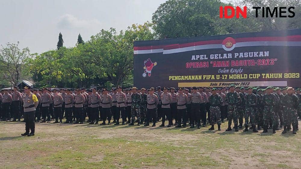 Apel Gelar Pasukan Piala Dunia U-17. (IDN Times/Larasati Rey)