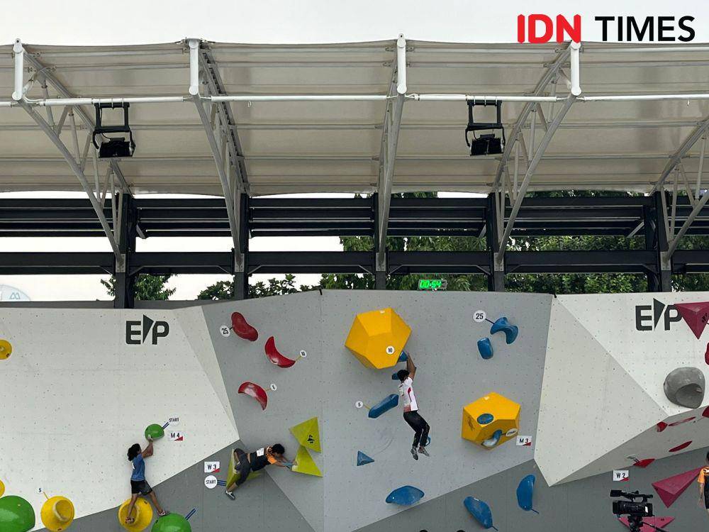 Kualifikasi zona Asia 2023 Panjat Tebing digelar di Jakarta (IDN Times/Margith Juita Damanik)