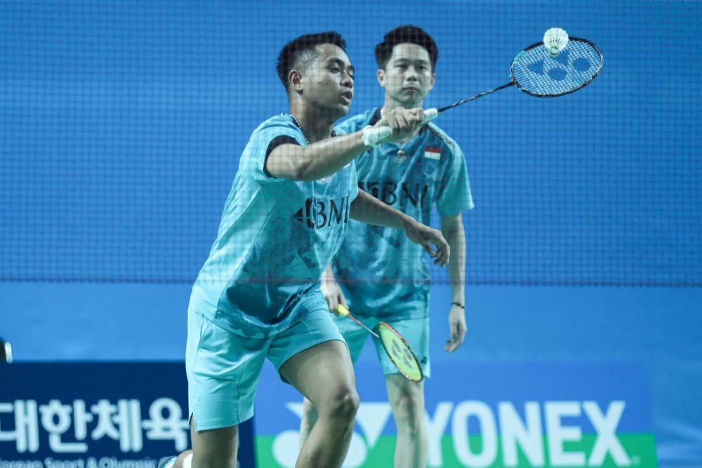 Angkat Koper di Korea Masters 2023, Debut Kevin/Rahmat Tersendat
