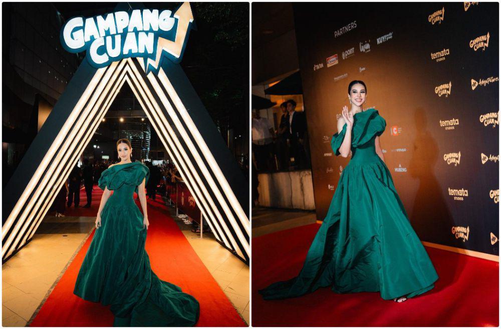 10 Potret Anya Geraldine di Gala Premiere Film Gampang Cuan