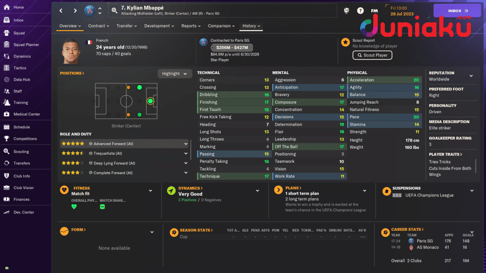 dok. Screenshot FM 2024 by Zaki Narayan Satria