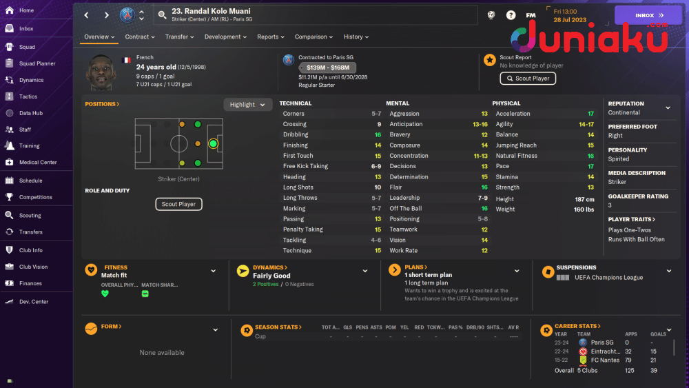 dok. Screenshot FM 2024 by Zaki Narayan Satria