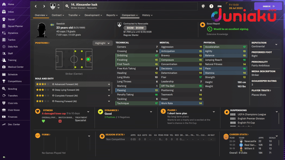 dok. Screenshot FM 2024 by Zaki Narayan Satria