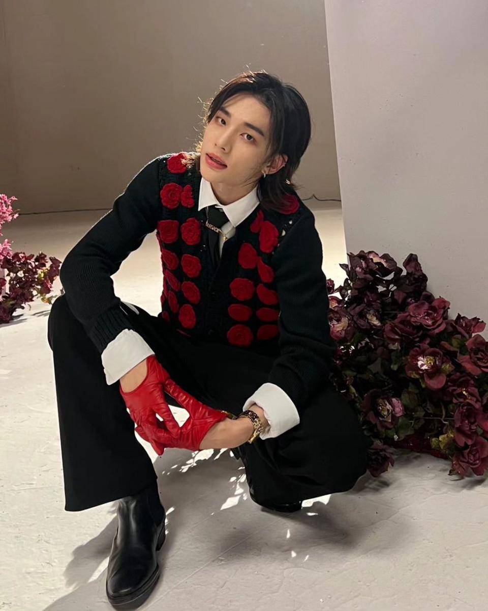 potret Hyunjin Stray Kids (instagram.com/hynjinnnn)